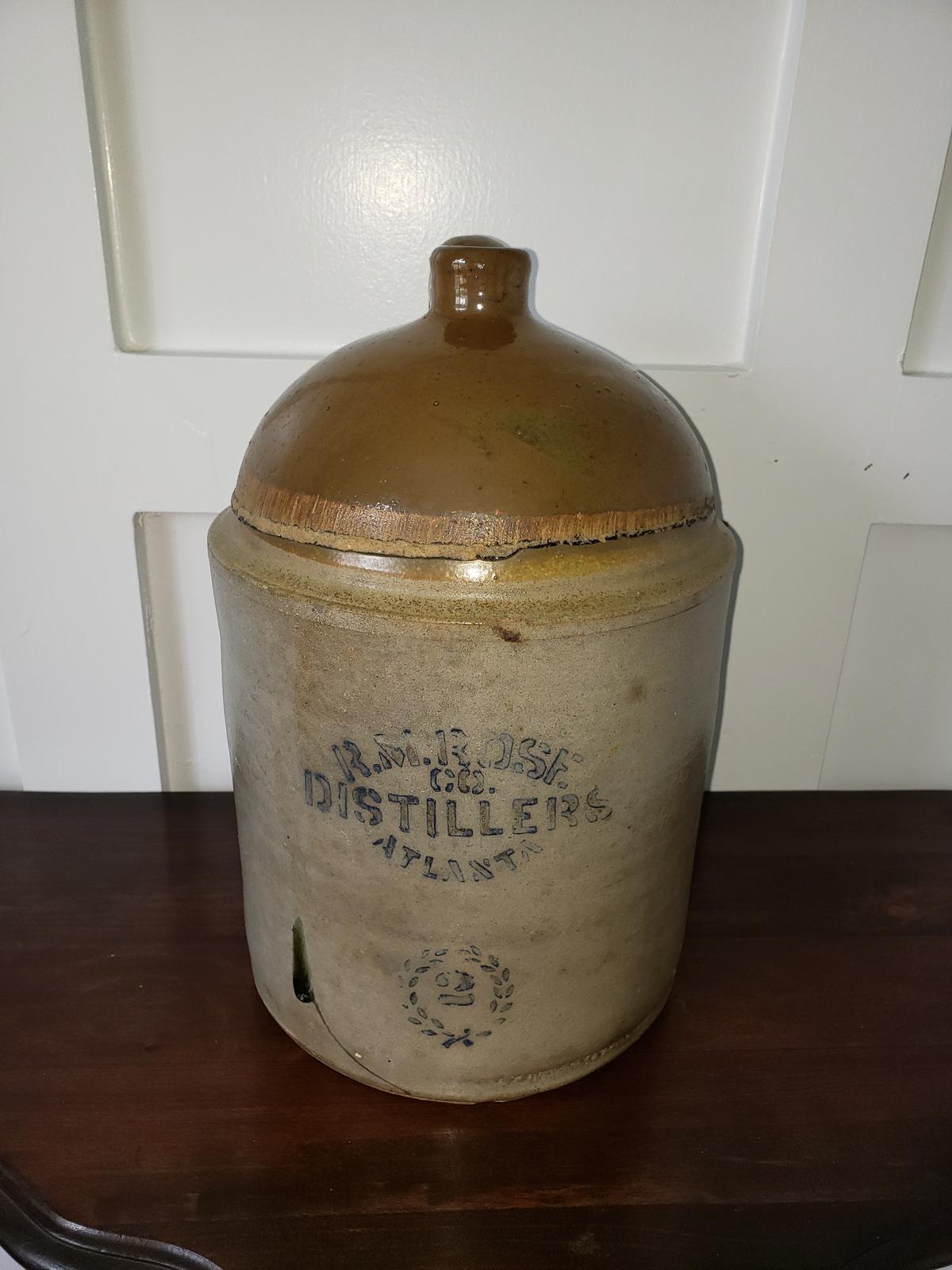 Rare CS Kline 2 Gallon RM Rose Jug