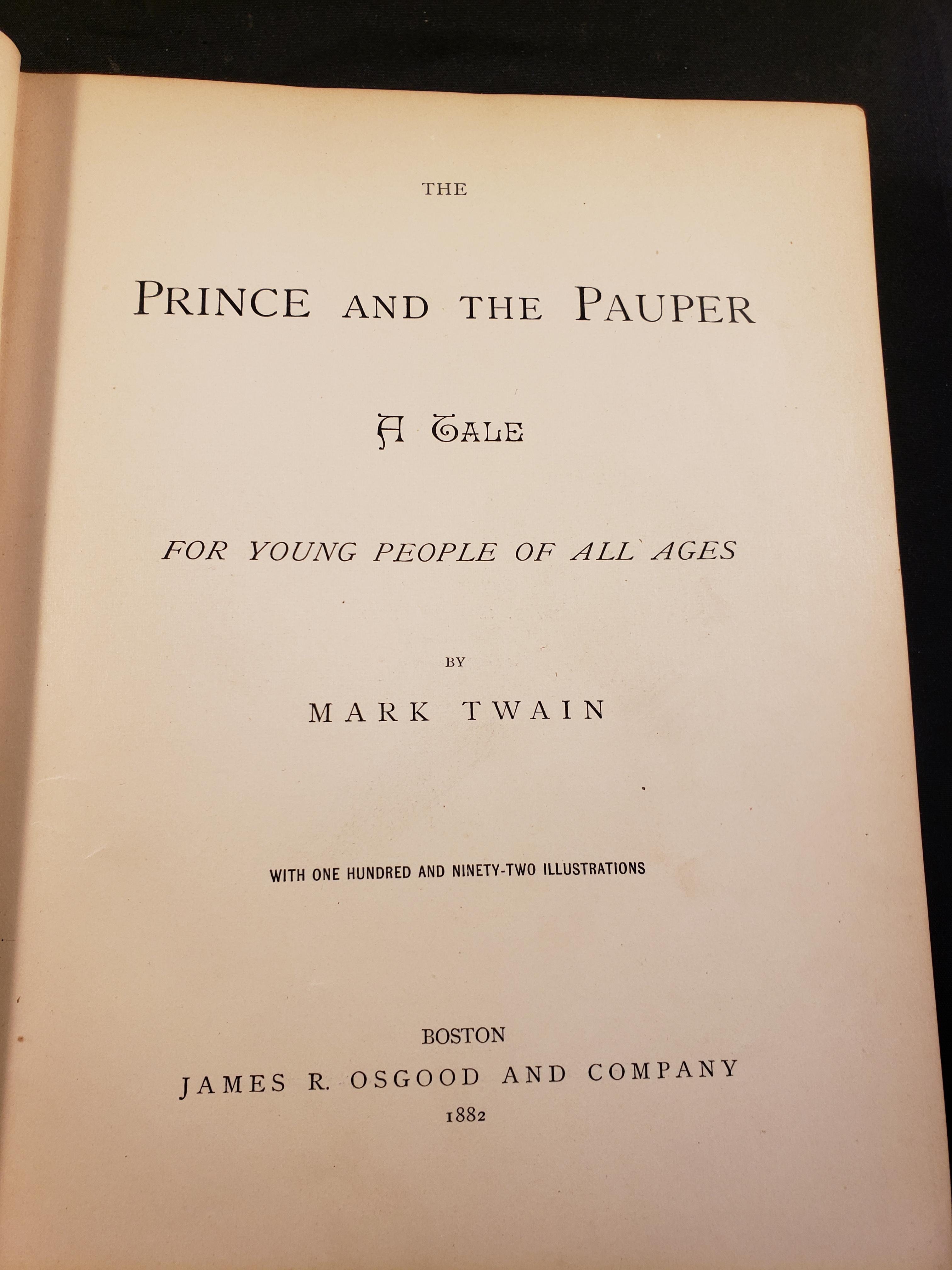 First Edition Prince and The Pauper