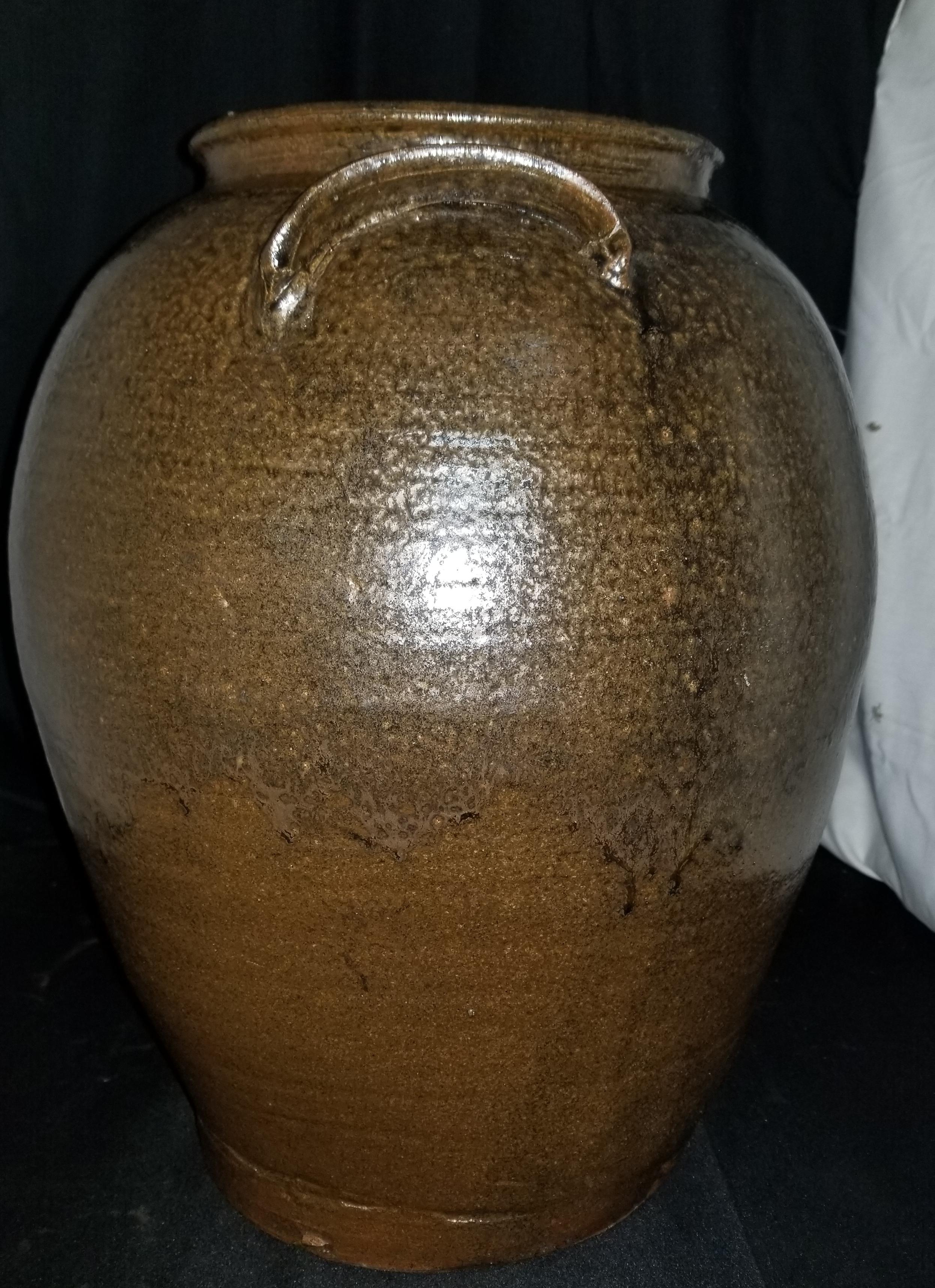 Edgefield Siegler Jar 5gal. Marked Pinehouse SC