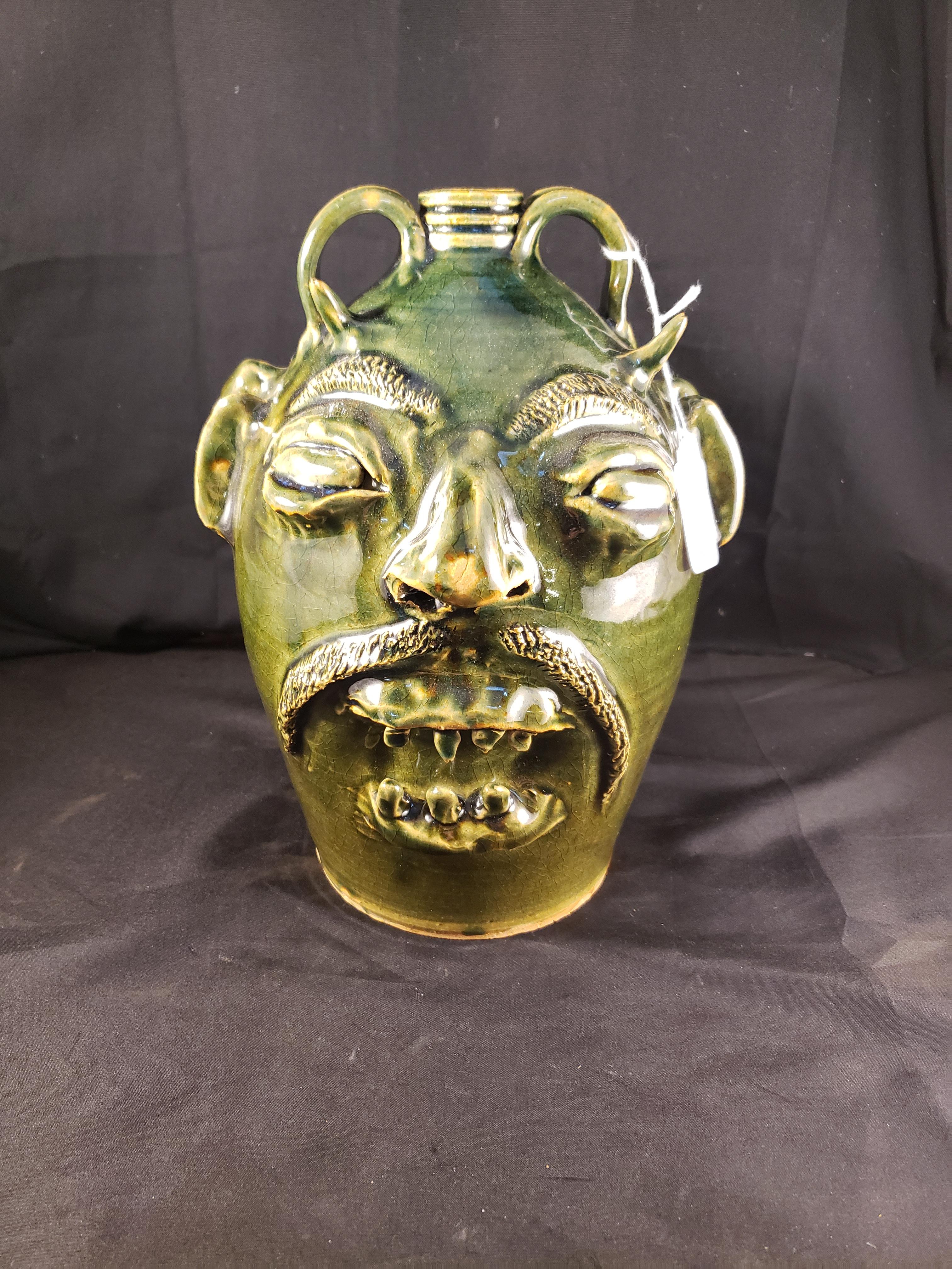 Marvin Bailey Double Faced Face Jug