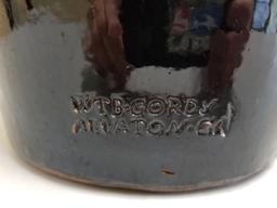 Scarce WTB Gordy Decorated Wine Vessel & Signed