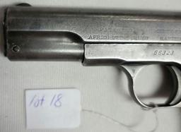 Colt  M1903 Pocket Hammer less.32 Cal Automatic