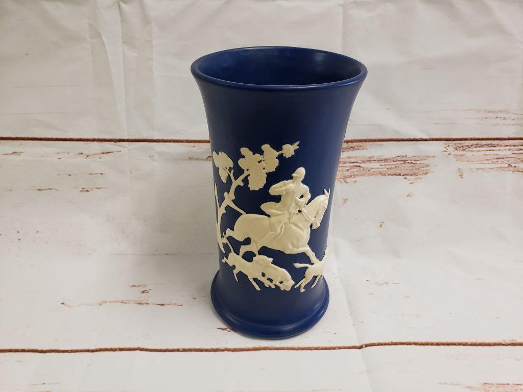 Weller Chase Equestrian Vase