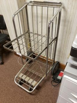 Metal Mail Cart