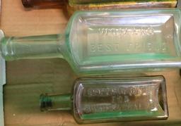 Early Medicine Bottle Lot.