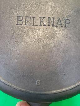 Belknap #8 Cast Iron Skillet