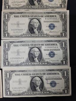 Lot of 16 US Silver Certificate's