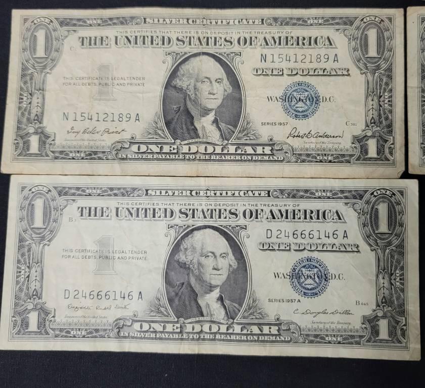 Lot of 16 US Silver Certificate's