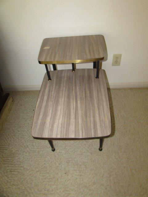 Mid-Century Modern Step End Table