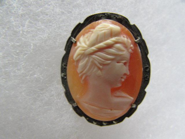 Cameo Pin/Pendant in Bezel marked "800"