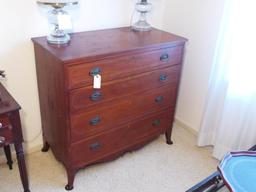 Vintage Sheridan Style 4-Drawer Chest, 39 7/8" x