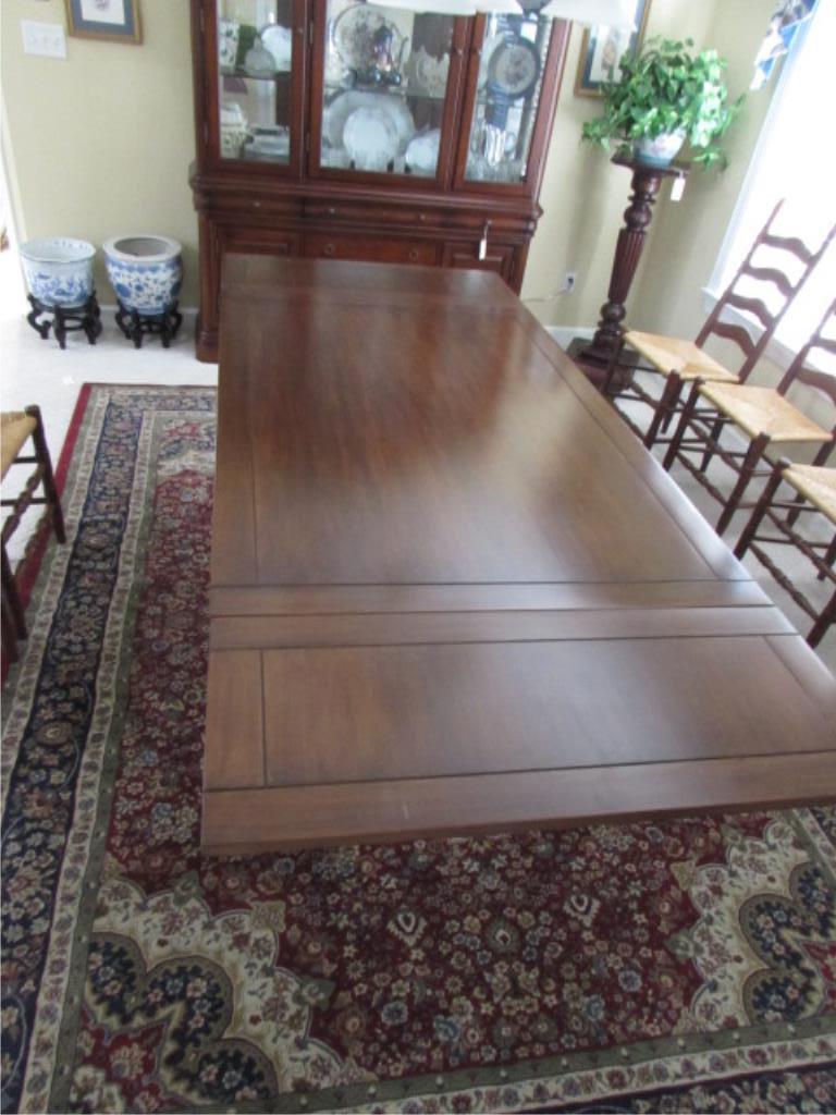 Dining Table and (6) Dining Chairs Table is 62" x