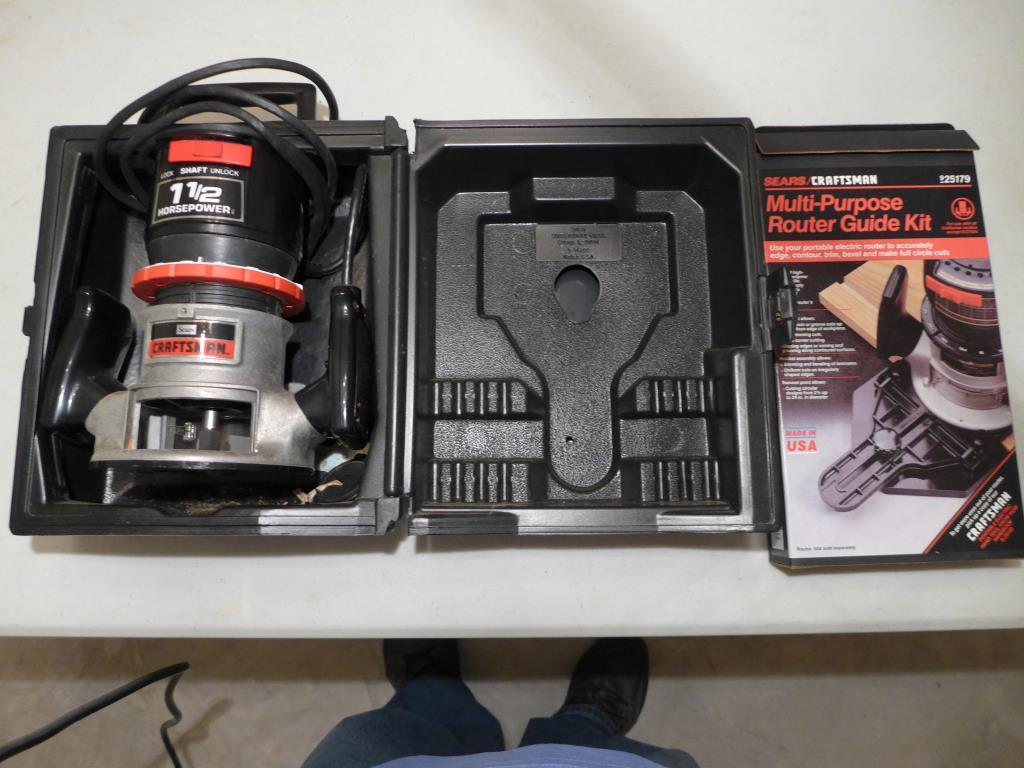 Craftsman 1 1/2 Horsepower Router w/