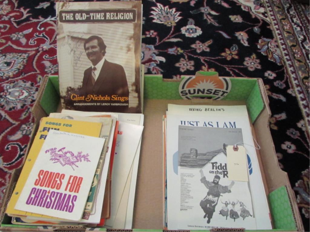 Assorted Sheet Music & Music Books