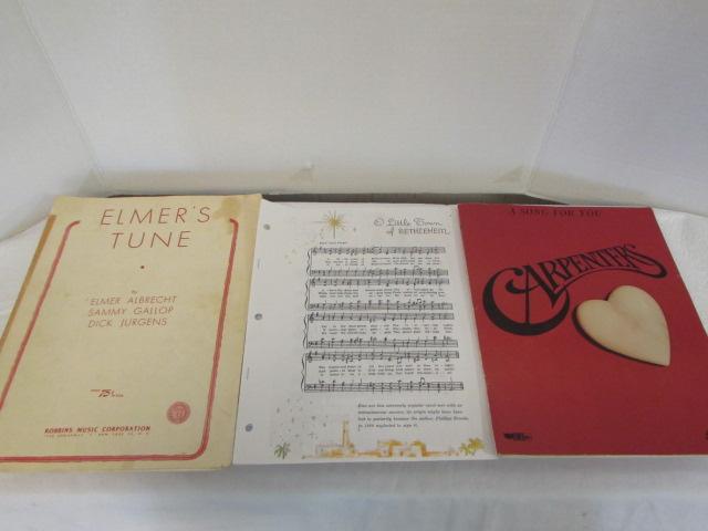 Assorted Sheet Music & Music Books