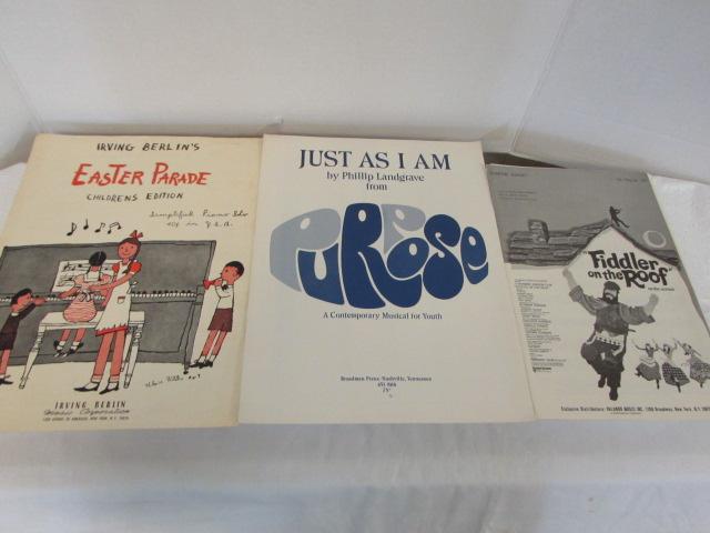 Assorted Sheet Music & Music Books