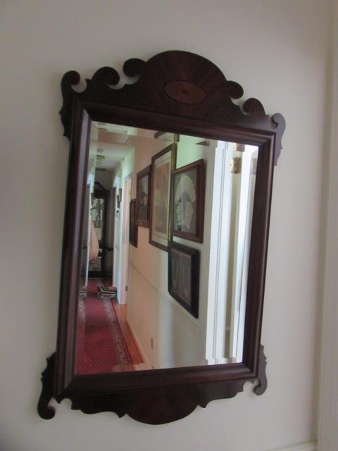 Framed Beveled Mirror