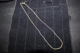 20" 14kt Yellow Gold Necklace