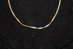 18" 14kt Yellow Gold Necklace