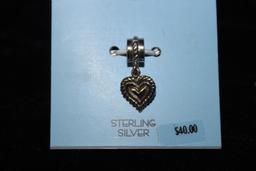 (2) Sterling Charms