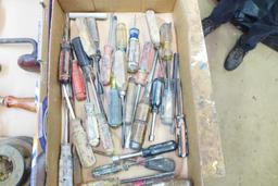 (4) Boxes of Old Tools--some are collectible