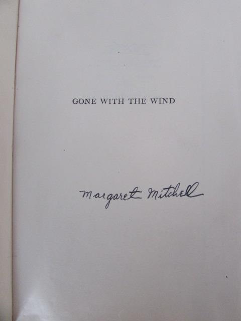 Gone With The Wind Book autographed by Margaret