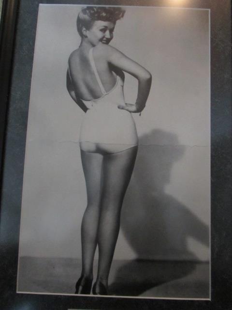 Black & White Photograph of Betty Grable with