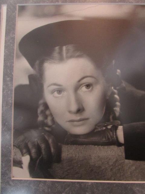 Black & White Photograph of  Joan Fontaine with