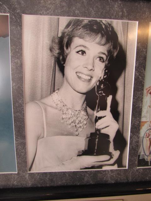 (3) Framed Photographs of Julie Andrews with (1)