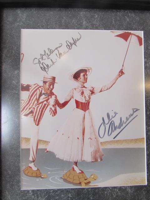 Framed Color Photograph of Dick Van Dyke and