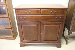 3-Drawer, 2-Door Chest-Sumpter Cabinet Co, Brass