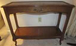 French Provencial-Style Hall Table--36" x 14", 28