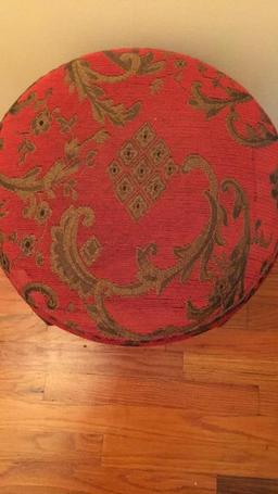 Round Upholstered Stool