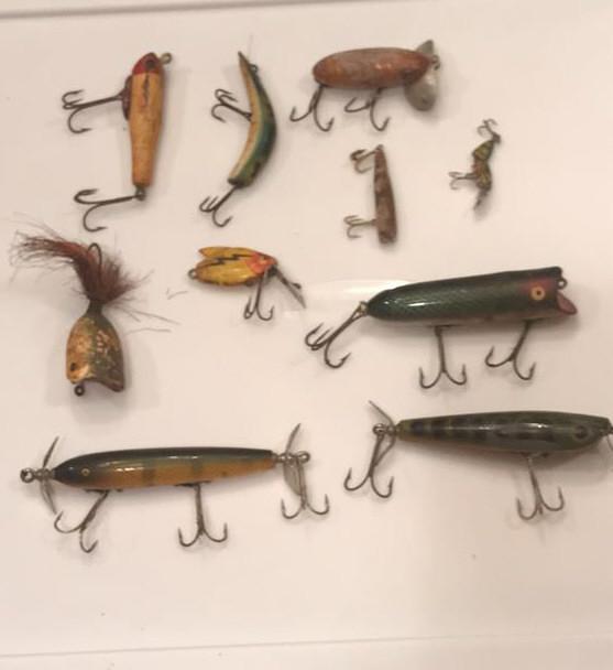 10 old fishing lures