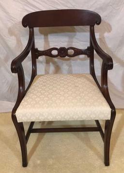 (8) Mahogany Dining Chairs (6)--Side Chairs & (2)