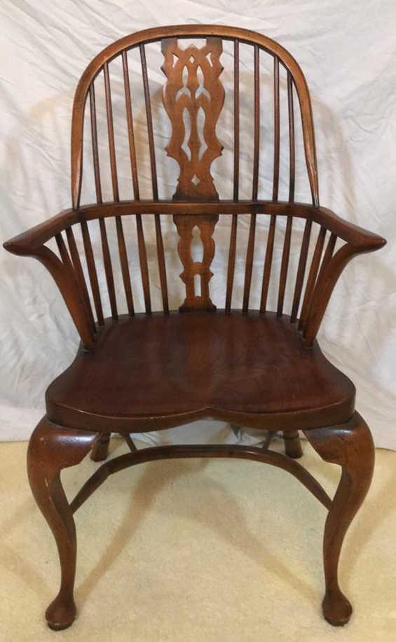 Vintage English Windsor Arm Chair