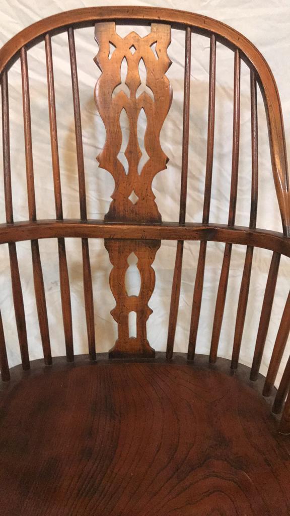 Vintage English Windsor Arm Chair