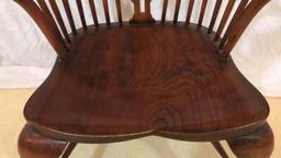 Vintage English Windsor Arm Chair