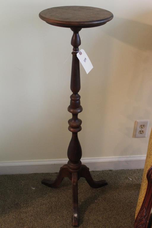 Wood Plant Stand 39" Tall, 11" Diameter