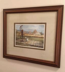 Framed & Double Matted Print by Marc Moon, S.W.S.-