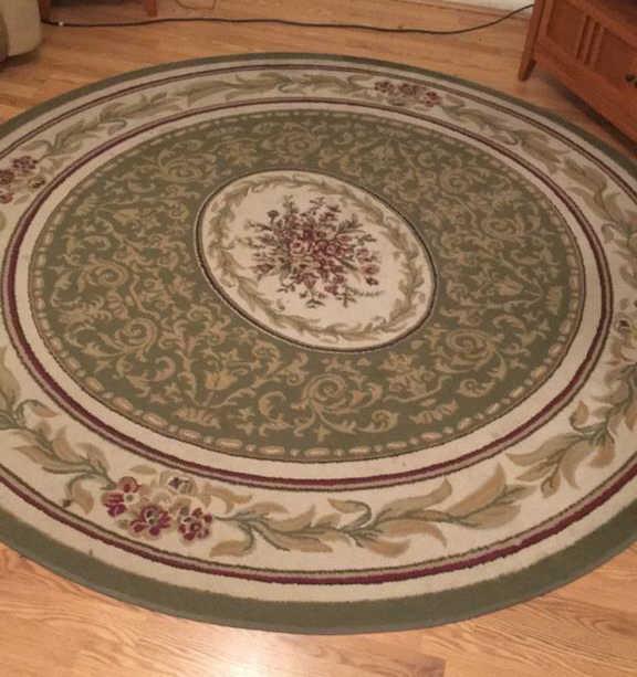 Round Machine Made Rug--Splendor "French