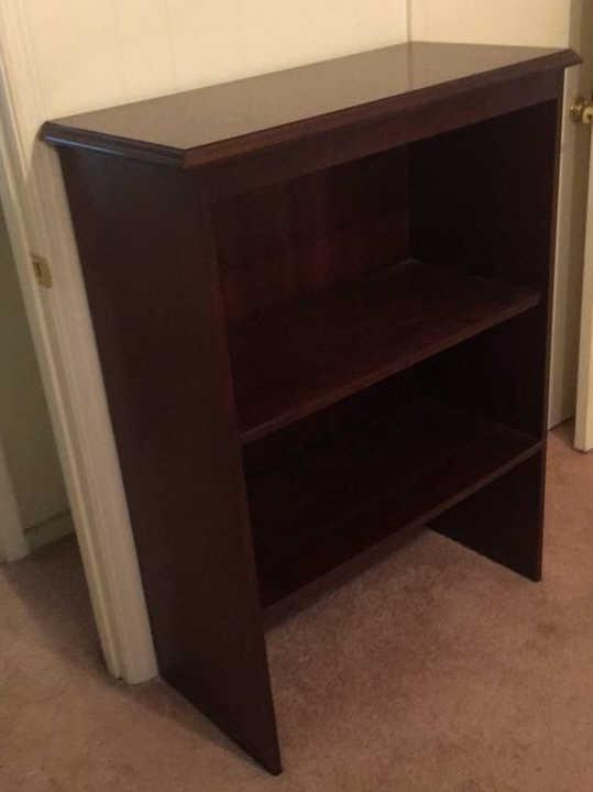 Wooden Bookcase—34” x 15 5/8”, 45 3/8” High