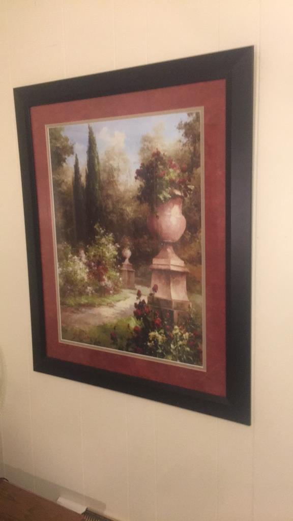 Framed & Signed Double Matted Print--30 1/2" x