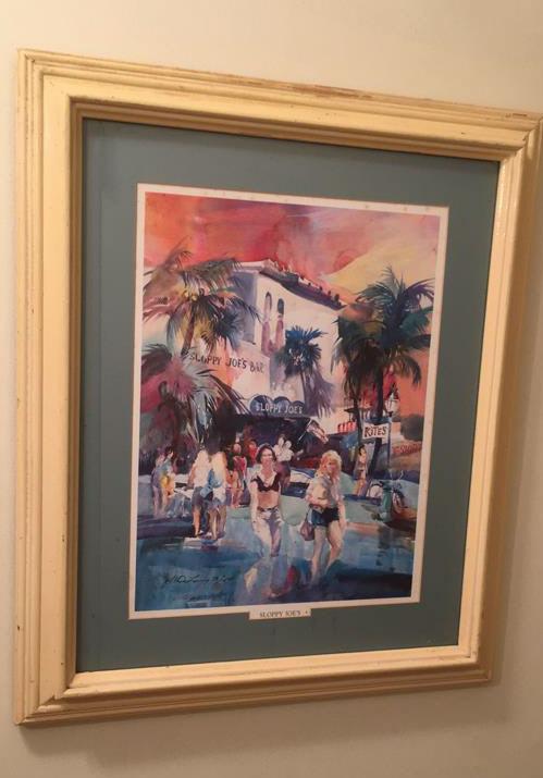 Framed Limited Edition Print--Sloppy Joes's,
