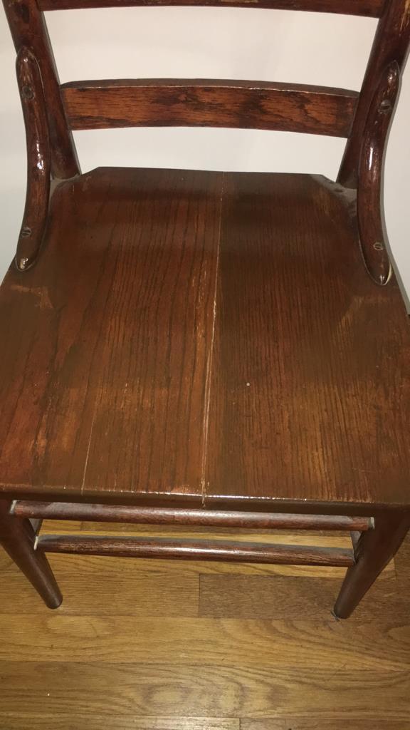 Vintage Ladderback Oak Chair