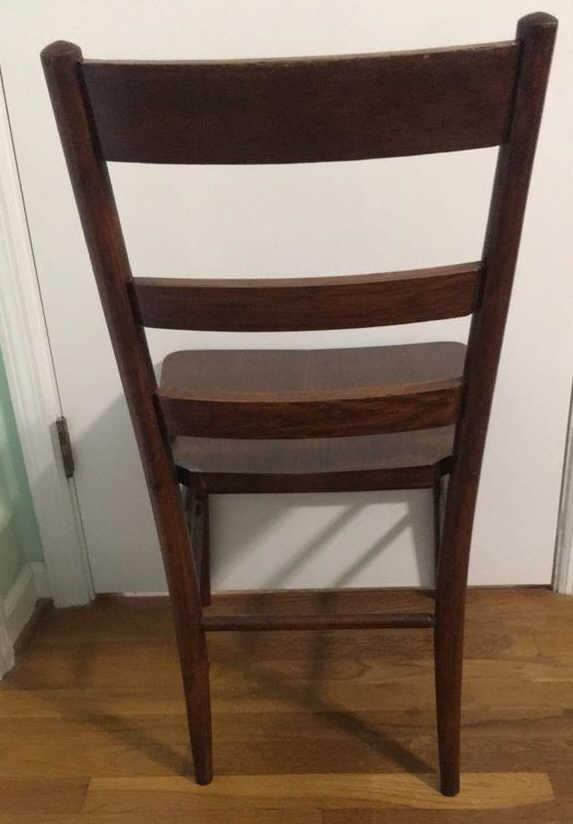 Vintage Ladderback Oak Chair