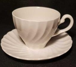(6)  Cups/Saucers "Regency" by Johnson Brothers