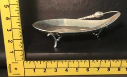 Vintage Sterling Silver Foot Dish--P. Lopez