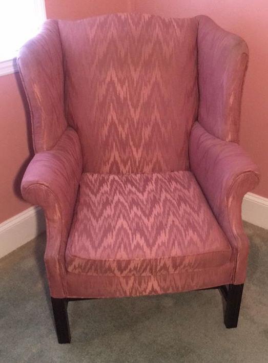 Chippendale-Style Wing Chair