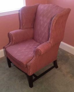 Chippendale-Style Wing Chair